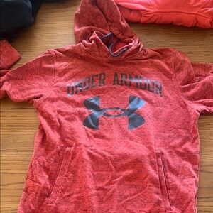 Under Armour Heathered Red Hoodie